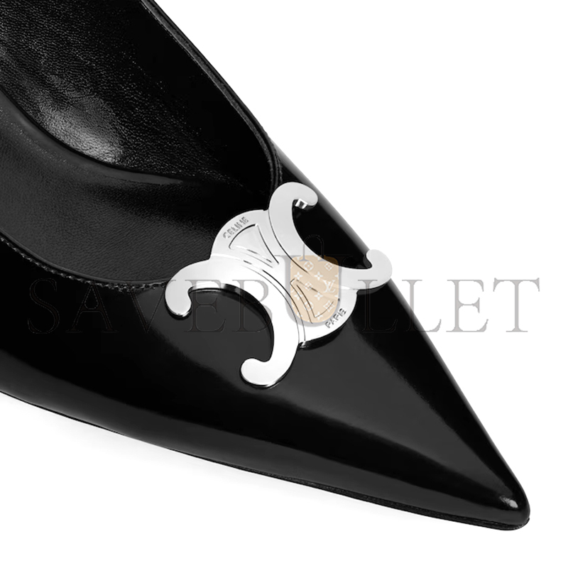 CELINE ALMA TRIOMPHE SLINGBACK IN GLOSSY CALFSKIN 356834371D.38NO